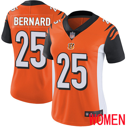 Cincinnati Bengals Limited Orange Women Giovani Bernard Alternate Jersey NFL Footballl 25 Vapor Untouchable